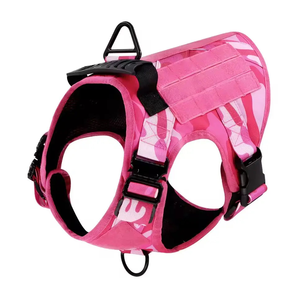 Tactical Dog Harness Leash Collar Set Large Dogs #Summervibes #Petlovers German Shepherd Malinois Training Walking Vest for All Breeds Dog
